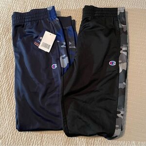 Two pairs of boys champion pants